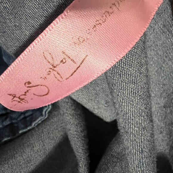 LEI X Taylor Swift Collab Denim Sundress Western Festival Dress Large - Picture 12 of 12